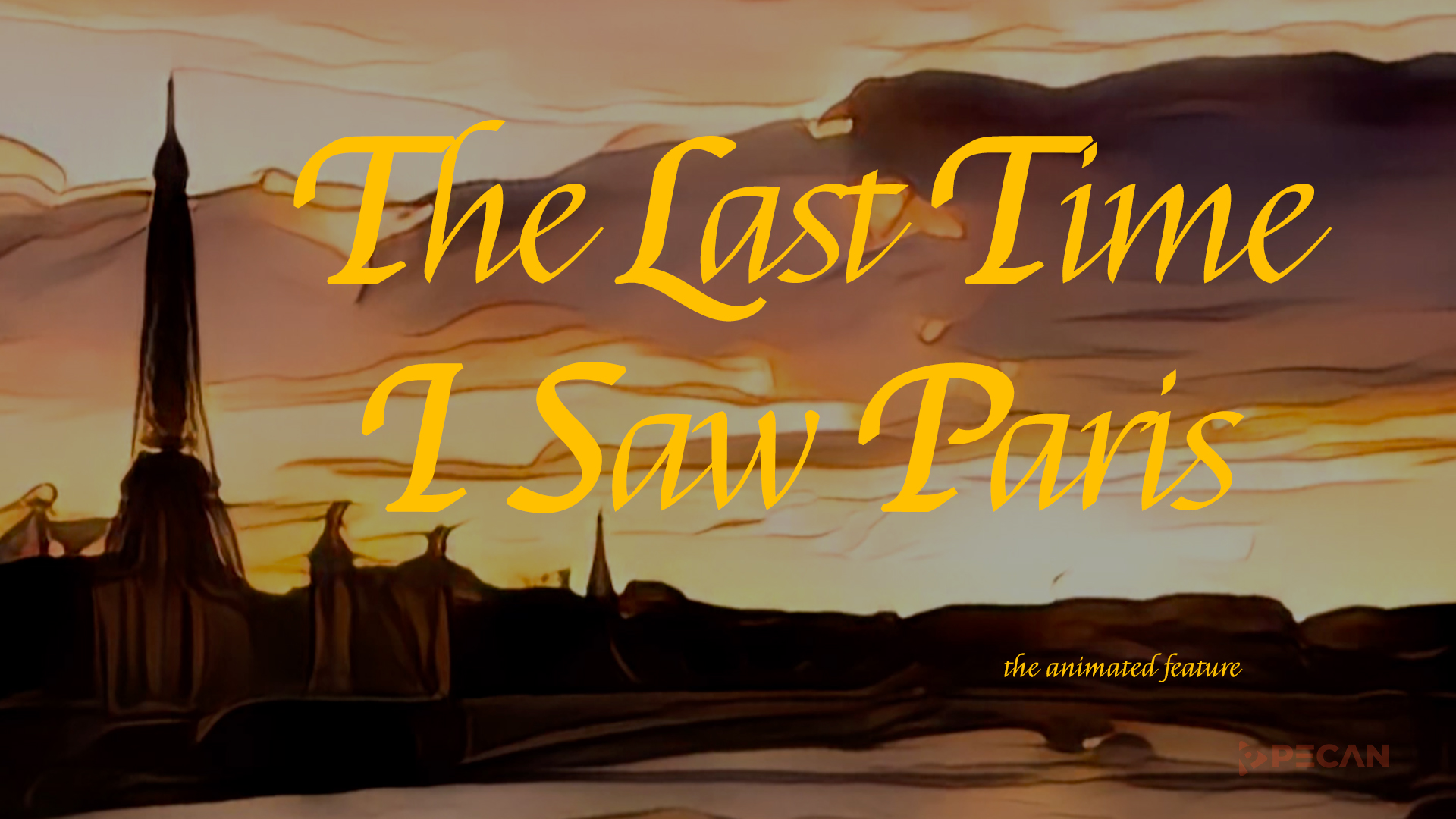 The Last Time I Saw Paris: the animated movie title image