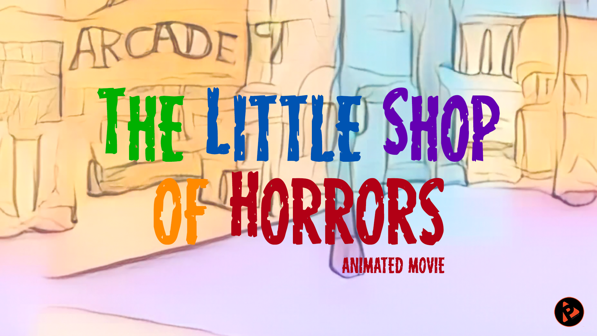The Little Shop of Horrors: animated movie title image